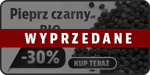 Pieprz czarny BIO, cały - 50g PROMOCJA -30%